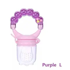 COCHOLITO KIDS - Chupete De Silicona Para Frutas Con Sonajero Bebés