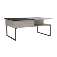 FMFURNITURE - Mesa Funcional Extensible - Gris 45.7x105.1x66 cm