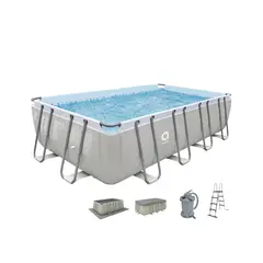 AVENLI - Piscina Estructural Rectangular 549x305 x122cm 20m3 Set completo