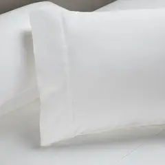 ROSEN - Sábana 200 Hilos Algodón Lisa CopperHealth Blanca Súper King