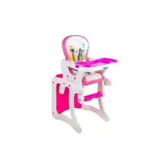 VOYAGE - Silla de comer sit-up PINK