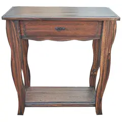 MARFELD MUEBLES - Mesa de arrimo vintage café