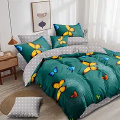 ANGELES DEL HOGAR - Juego De Sabanas Plaza y Media + 1 Fundas D Almohada