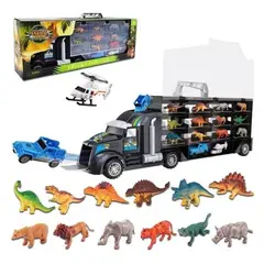 GENERICO - Camión Transportador De Dinosaurios Con Accesorios Para Niño