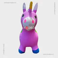 UNIVERSAL - Pony Unicornio Saltarín - Incluye Luz y Sonido