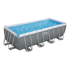 BESTWAY - Piscina Rectangular Filtro+Accesorio 4.88X2.44X1.22M
