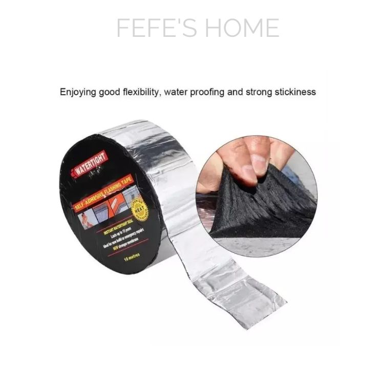 Cinta Sellador Adhesivo MULTIUSO Techo Gotera Impermeable 50mm X 10m
