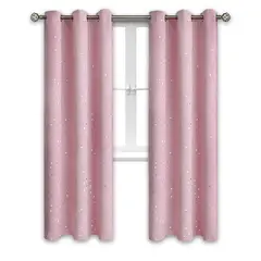 CASATUA - Cortina Niña Niño Semi Blackout Un Paño 140x220cm - Rosa claro