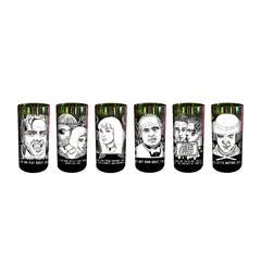 GREEN GLASS - Cinéfilo Juego de 6 Vasos