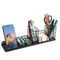 EVERSO - Juego De7 Piezas De Organización De Lápices De Metal