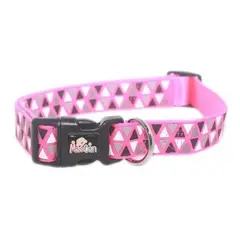MASCAN - Collar Triángulo Fucsia Talla M Perro