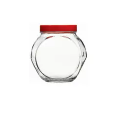 PASABAHCE - Frasco De Vidrio Con Tapa Capac. 1.5 Lt