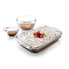 LIBBEY - JUEGO REPOSTERO POSTRE 3 PIEZAS IMAHE