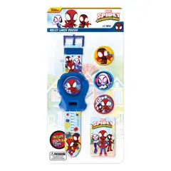 MARVEL - Reloj Lanzador De Discos Spidey