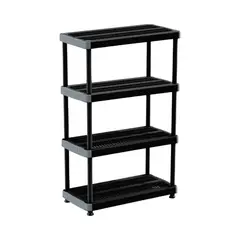 RIMAX - Estante Repisa Rack plastico 4 Niveles 91x45x145cm