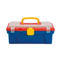 RIMAX - Caja Organizadora Infantil Rojo/Azul 30.4x15.7x12.7cms