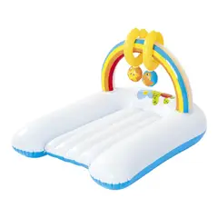 BESTWAY - Colchoneta inflable para Bebe Arcoiris 81X63X46 Cms