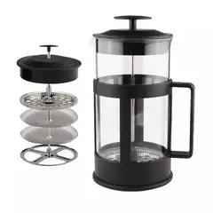 GENERICO - Prensa Francesa 600 ML Filtro Vidrio Cafetera Cafe Espumador Lujo