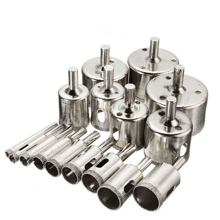 Brocas Copa Para Cerámicos Mármol Vidrio Piedra 16pcs