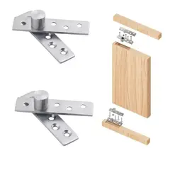 KUANGYE - Bisagra Puerta Pivote Oculta Giratoria Inox 160 Kilos