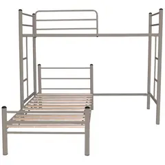 FUTONES Y MUEBLES - Cama Alta + Cama Baja 1,5 Plazas