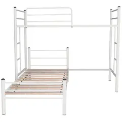 FUTONES Y MUEBLES - Cama Alta + Cama Baja 1,5 Plazas