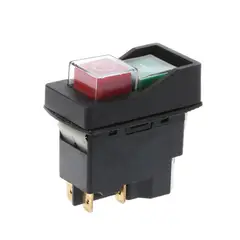 KUANGYE - Interruptor Pulsador Electromagnético Herramientas 220v 15a