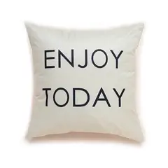 REGALITOLINDO CL - Cojín Enjoy Today 45 X 45 Cms. Extra Relleno