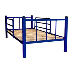 FUTONES Y MUEBLES - Cama Transición Azul