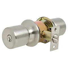 ODIS - Cerradura Cilíndrica 205 Manos Libres Dormitorio - Plata