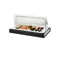 SUNNEX - Exhibidor Buffet Frio C/tapa Roll Inserto Gn 1/1*2 Cm.