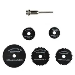 GENERICO - Set 6pcs Discos De Corte De Alta Velocidad Hss Para Dremel