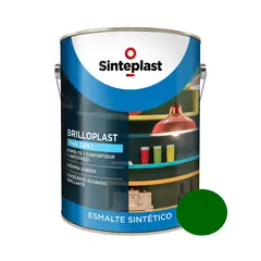 SINTEPLAST - Pintura Triple Acción Anticorrosivo Convertidor Esmalte Verde Inglés 4 LT