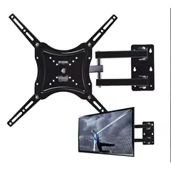 GENERICO - Soporte de TV 14-55” Brazo Móvil Reforzado Base Giratoria Hasta 50 kg