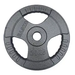 BASKO FITNESS - Fitness Discos Olimpicos Acero Par 20 Kg