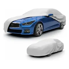 IRM - Capa Cubre Auto Impermeable Talla M Funda Protectora Exterior Sol Lluvia Polvo Auto R&L Group