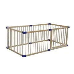 BEBECO - Corral Bebe 6 Lados Madera 185x95 cms. Altura 70 cms.