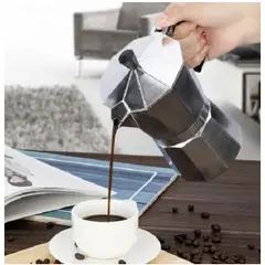 GENERICO - Cafetera Manual Italiana Aluminio 9 Tazas Cocina Tetera Greca
