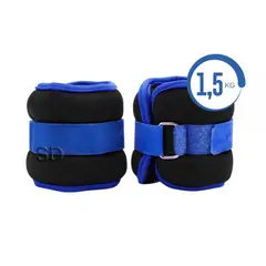 SDFIT - Pesas de muñeca y tobillos neopreno acero 1,5 kg x 2 = 3 kg