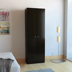 FMFURNITURE - Closet 2 Puertas Fm-010N - Negro