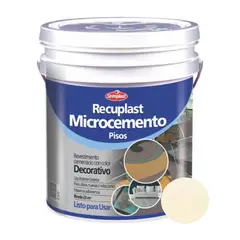 SINTEPLAST - Microcemento Decorativo color Hueso 20 KG