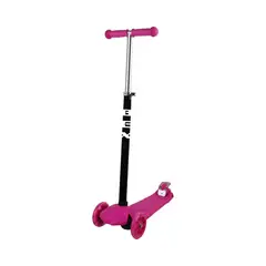 BEX - Scooter Monopatin 3 Ruedas 63-86 Cms Rosa