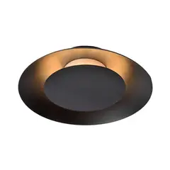 BOSCO - PLAFON FOSKAL LED NEGRO Ø21,5-LED-6W-2700K