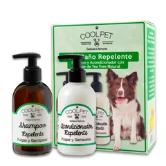 COOLPET - Pack Baño Repelente de Pulgas y Garrapatas
