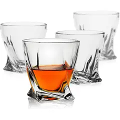 GENERICO - Juego De 4 Vasos De Whisky Trenzados.
