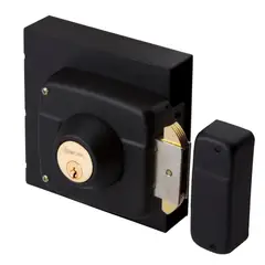 OISTER - Cerradura Sobreponer 112 Caja Metálica - Negro