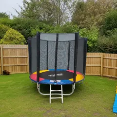 IGPRO - Cama Elastica con Malla y Escalera 2,44 mt 8FT