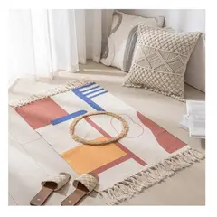 HOMER DESIGN - Bajada De Cama 60x90cm Alfombra Tela Tejido