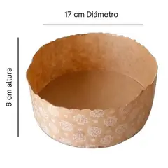 GENERICO - Molde De Pan De Pascua 1 Kg X 50 Unid