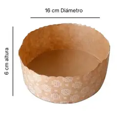 GENERICO - Molde De Pan De Pascua 750 Gr X 100 Unid